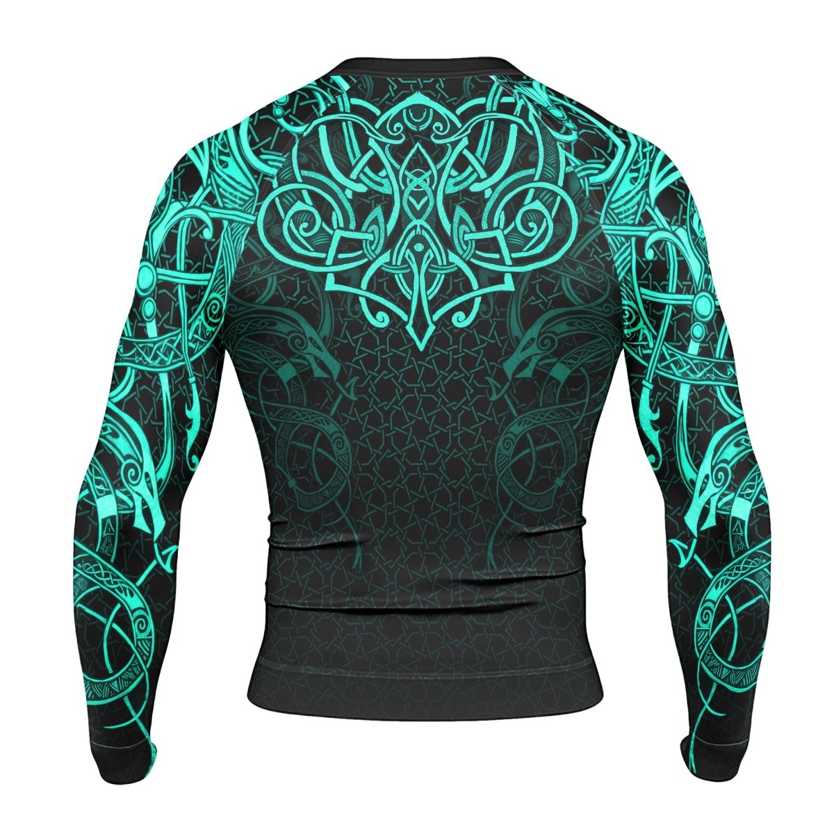 Viking Jormungandr Long Sleeve Rash Guard - BattleFitGear