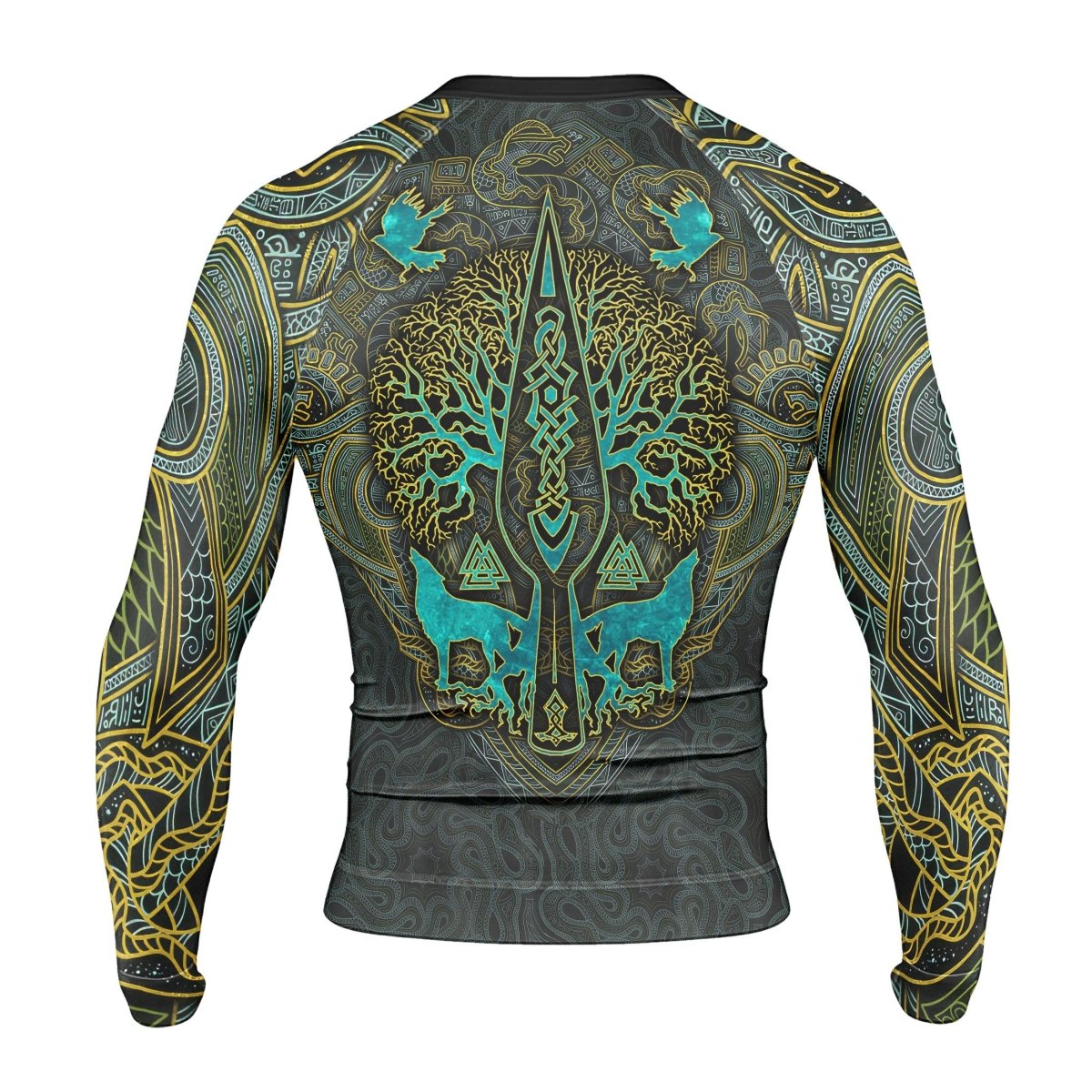 Viking Wildlife Natural Long Sleeve Rash Guard - BattleFitGear