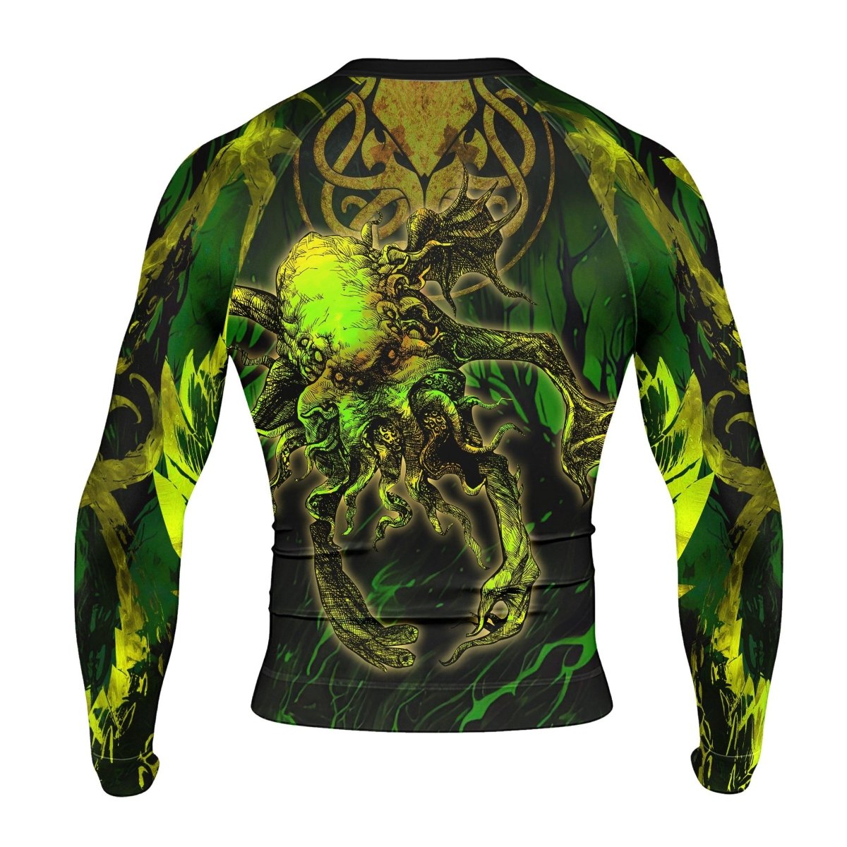 Hungry Of Cthulhu Long Sleeve Rash Guard - BattleFitGear