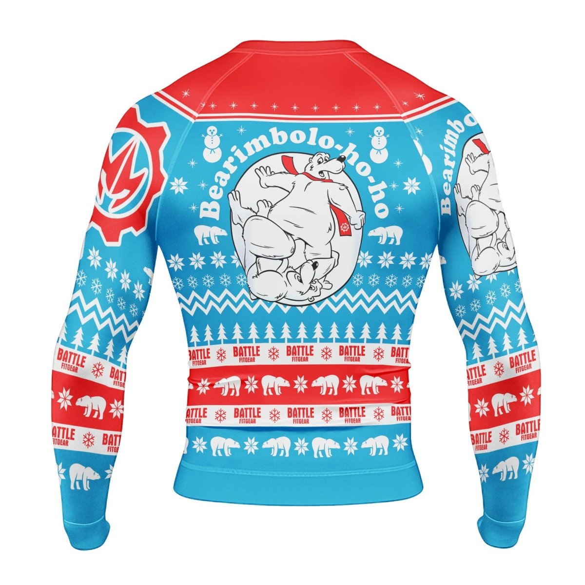 Bearimbolo - Ho - Ho Long Sleeve Rash Guard - BattleFitGear