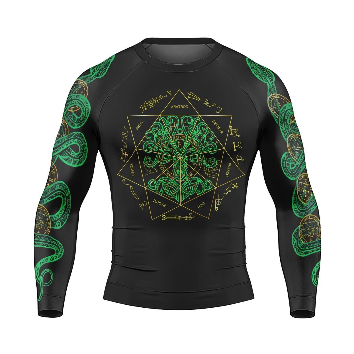 Viking World Tree Men's Long Sleeve Rash Guard - BattleFitGear