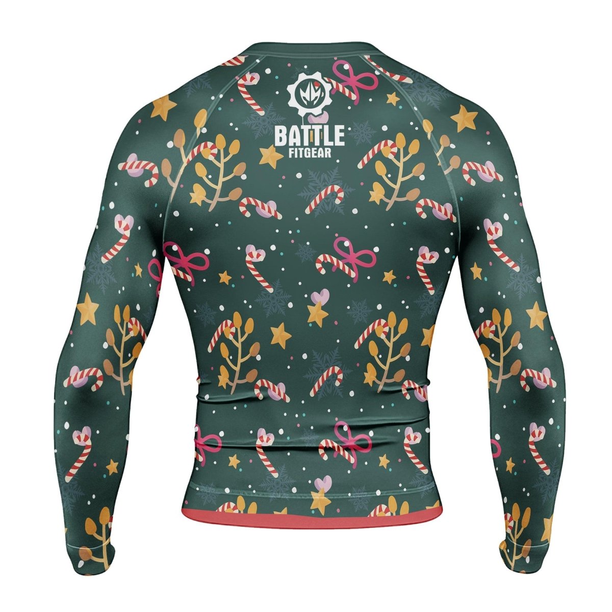 Merry Xmas Long Sleeve Rash Guard - BattleFitGear