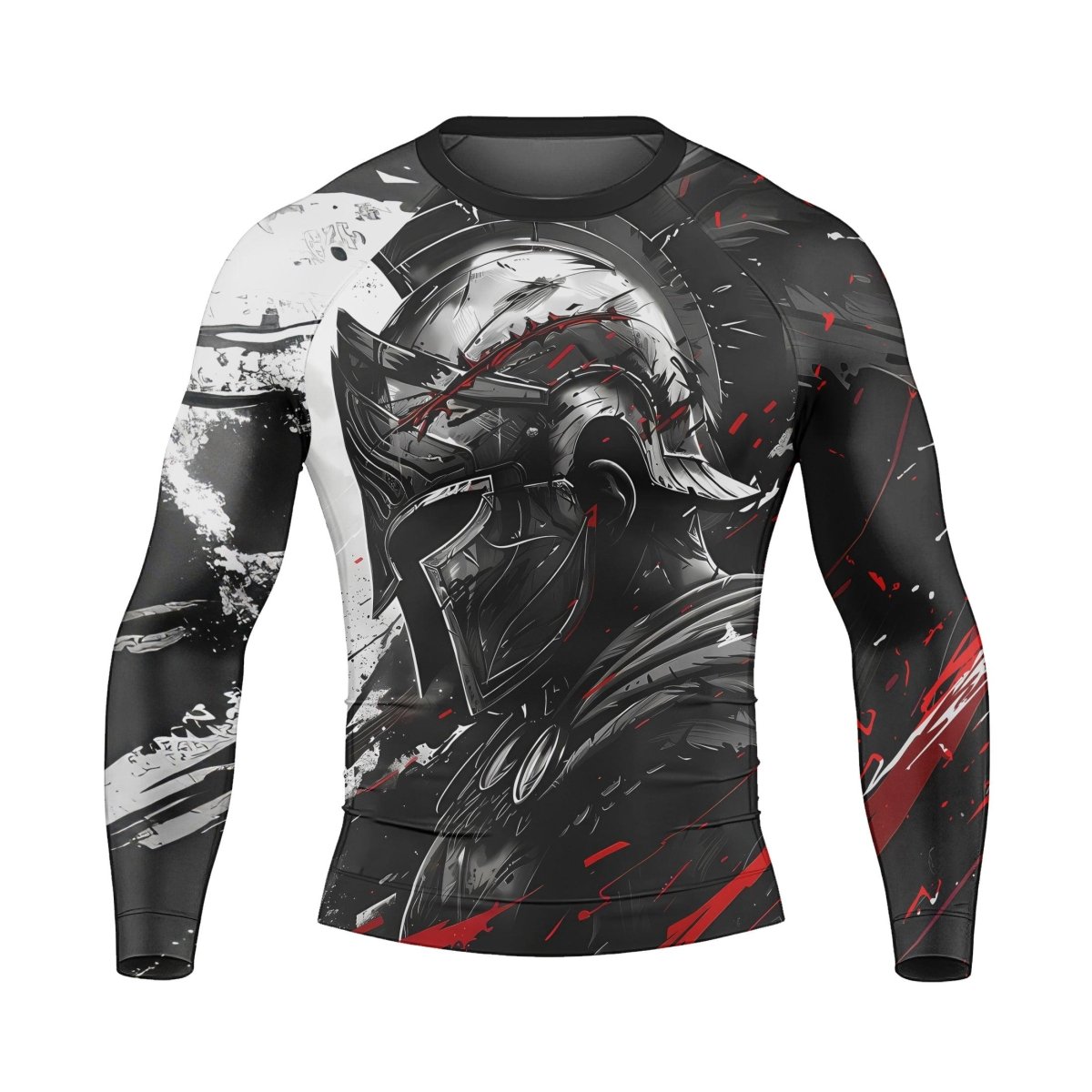 Spartan Warrior Soul Men's Long Sleeve Rash Guard - BattleFitGear