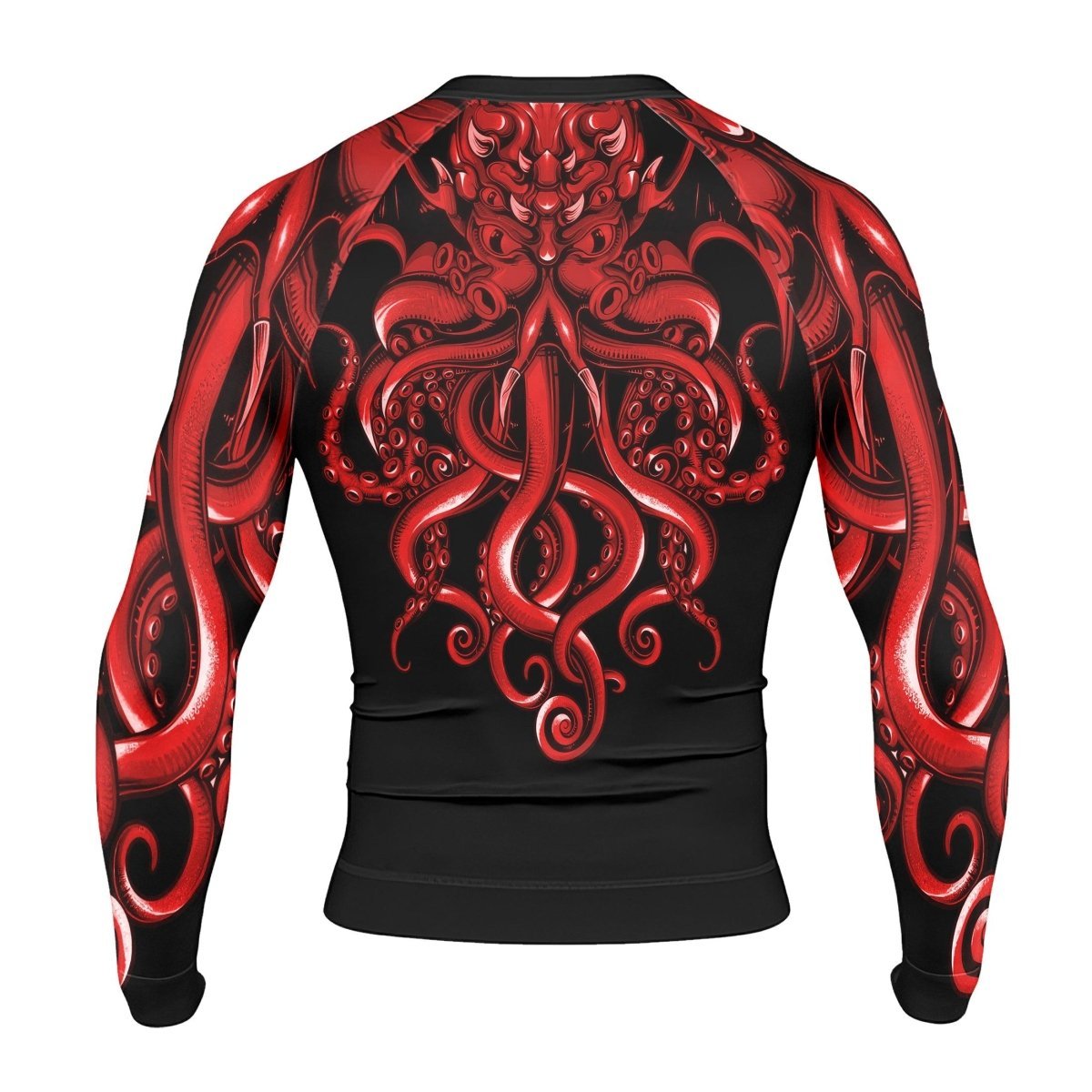 The Call Of Cthulhu RED Long Sleeve Rash Guard - BattleFitGear