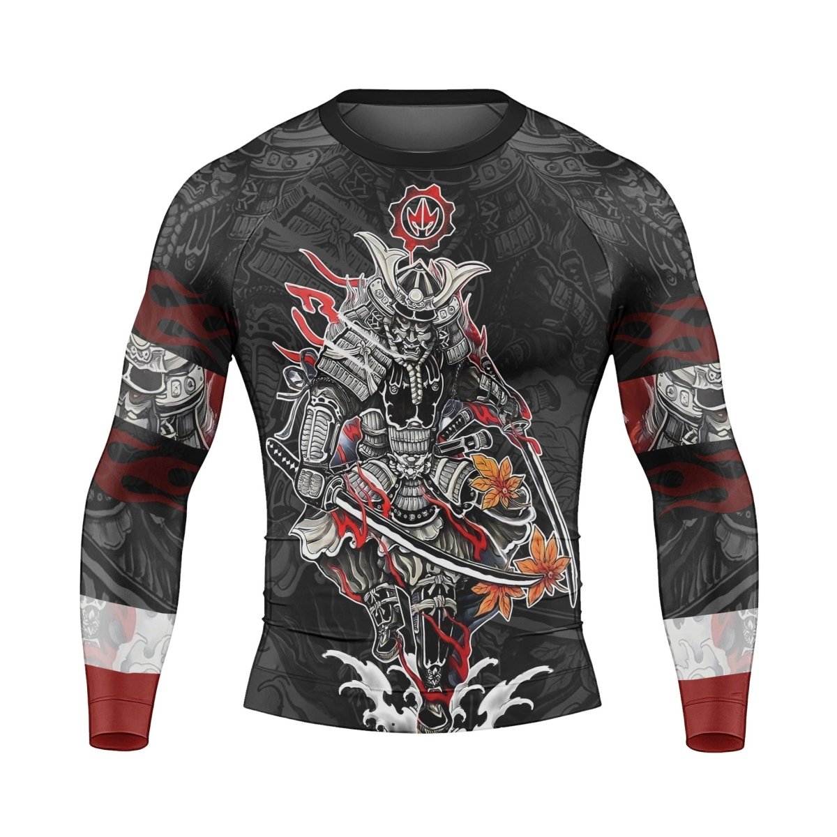 Legendary Samurai Long Sleeve Rash Guard - BattleFitGear