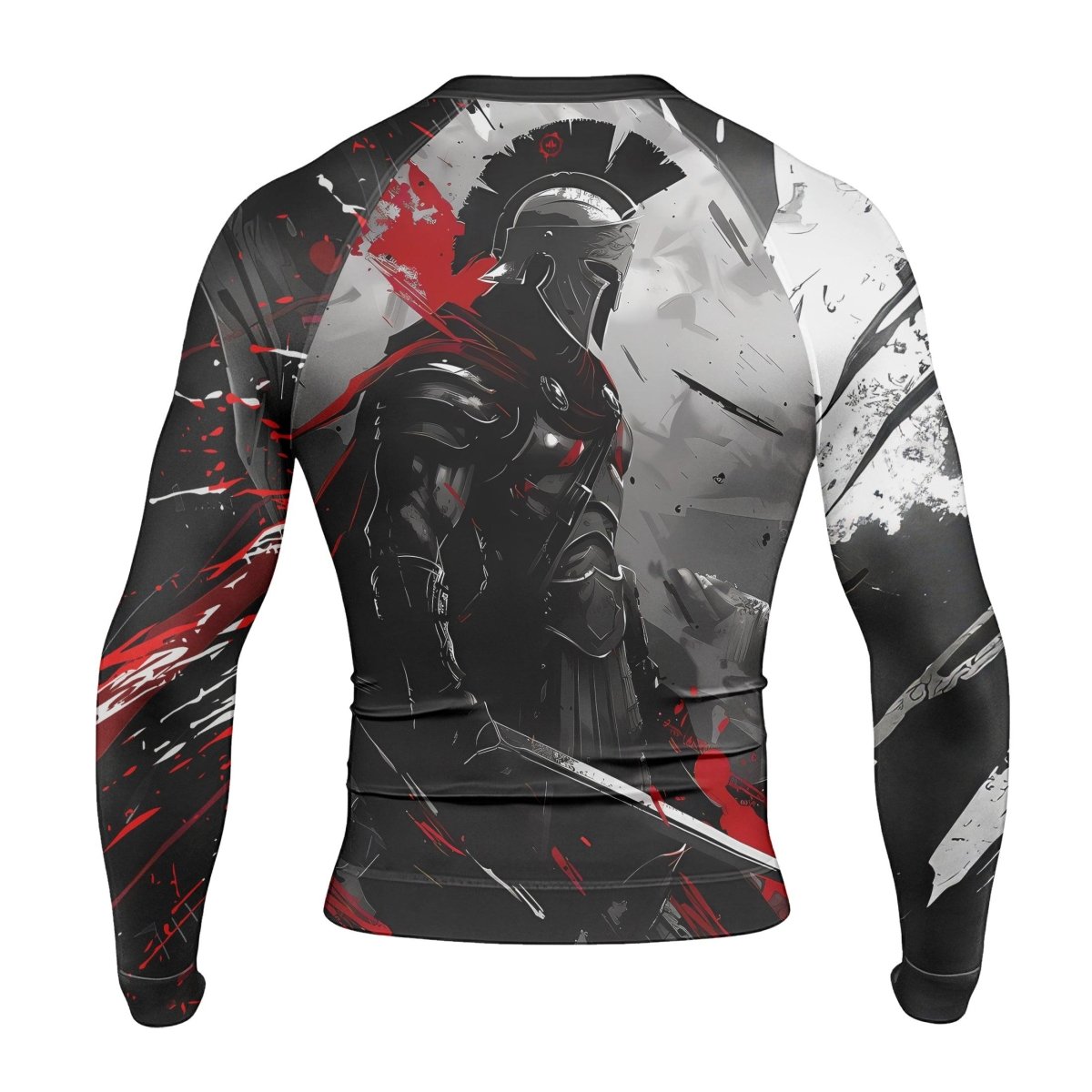 Spartan Warrior Soul Men's Long Sleeve Rash Guard - BattleFitGear