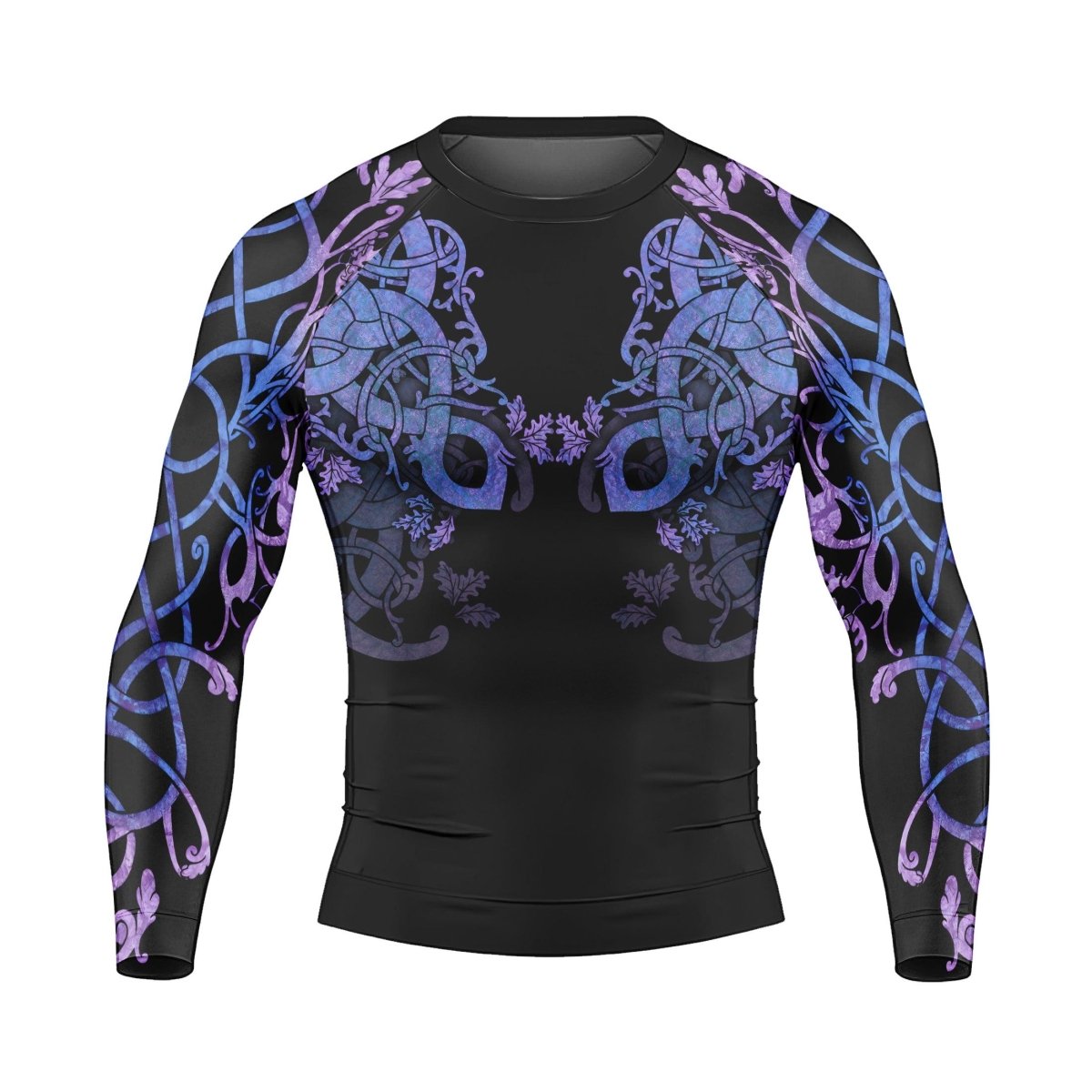 Norns & Nature Men's Long Sleeve Rash Guard - BattleFitGear