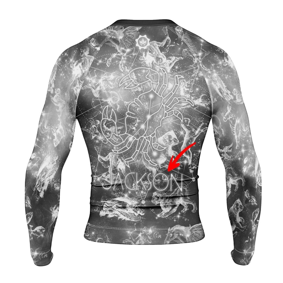 Personalized Zodiac Cancer Long Sleeve Rash Guard - BattleFitGear