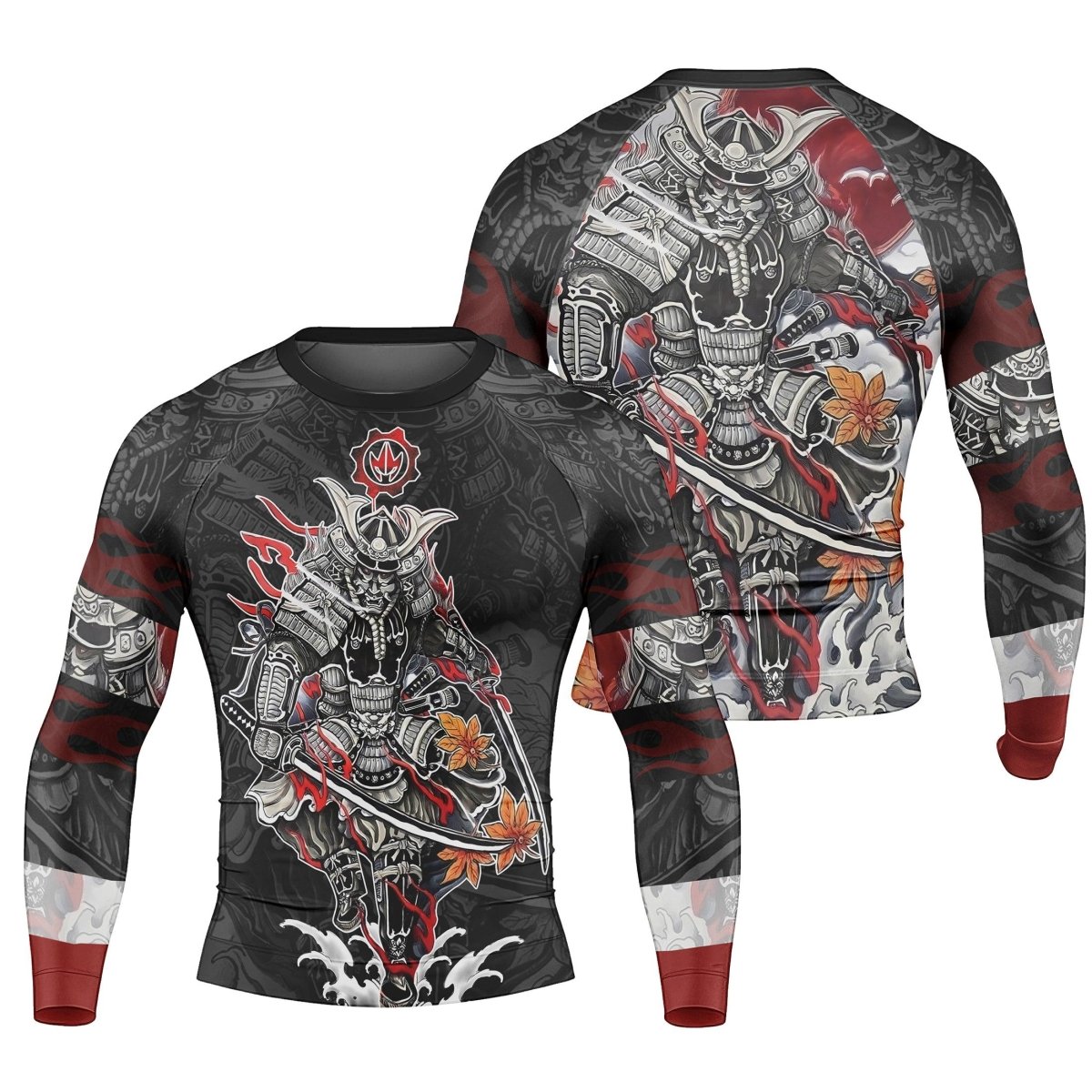 Legendary Samurai Long Sleeve Rash Guard - BattleFitGear