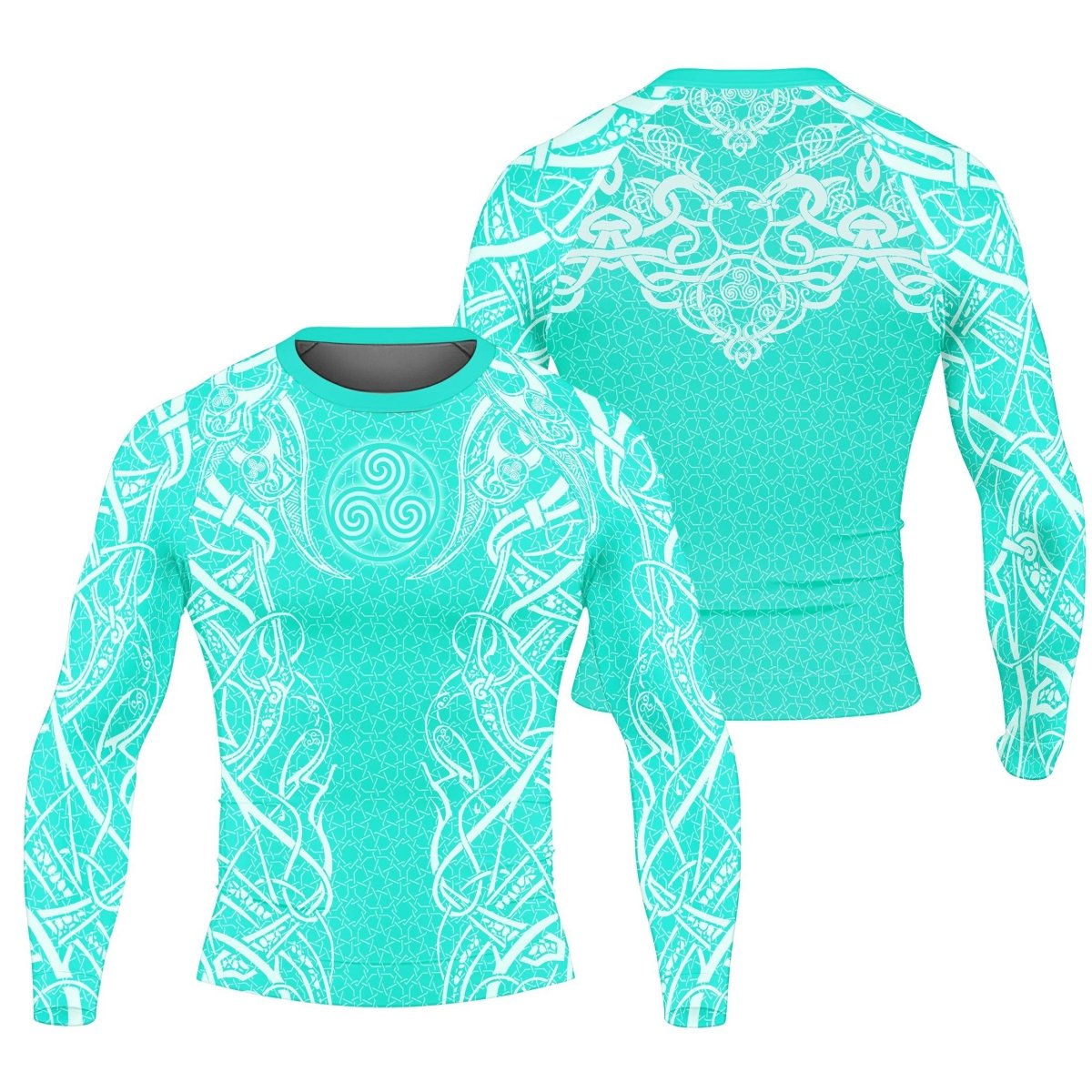 Fenrir Mount Of Odin Long Sleeve Rash Guard - BattleFitGear