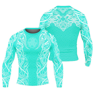 Fenrir Mount Of Odin Long Sleeve Rash Guard - BattleFitGear