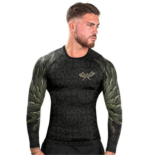 Berserker Warrior Long Sleeve Rash Guard - BattleFitGear