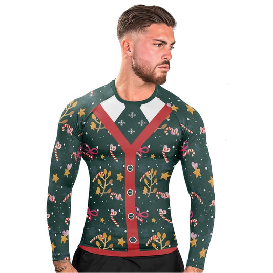 Merry Xmas Long Sleeve Rash Guard - BattleFitGear