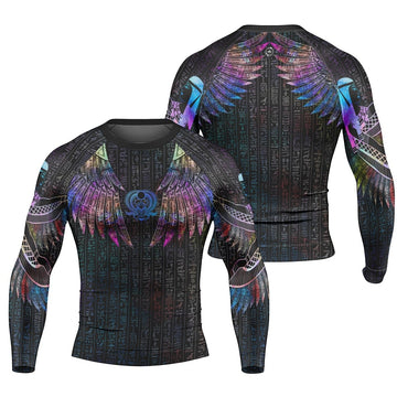 Goddess Of Motherly Love Aset Men's Long Sleeve Rash Guard - BattleFitGear