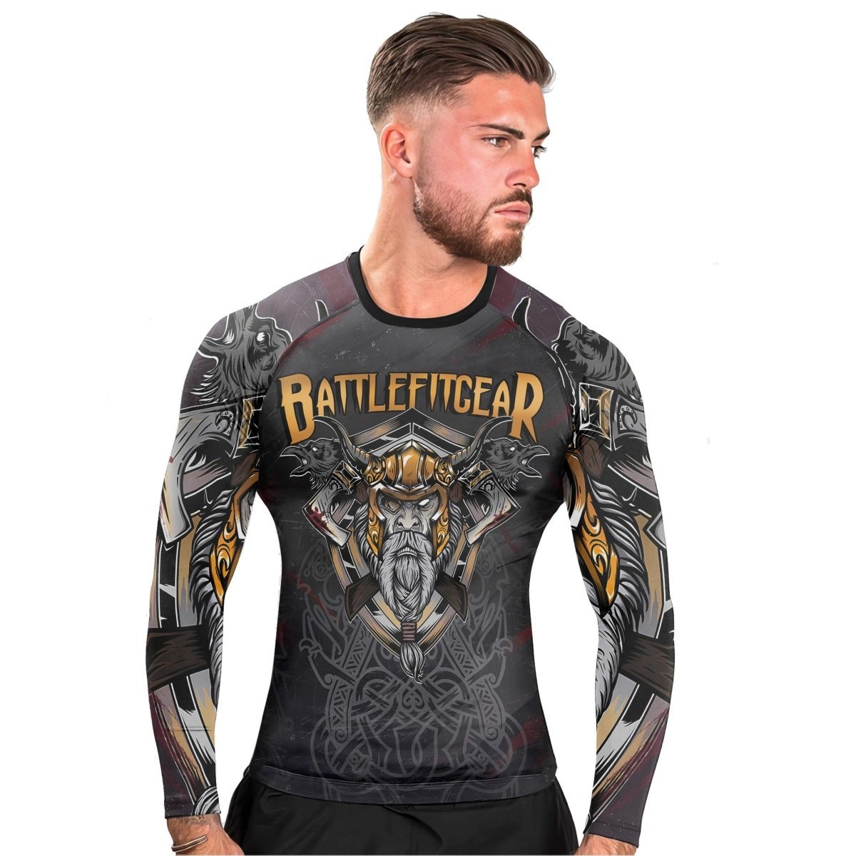 Wise Odin Long Sleeve Rash Guard - BattleFitGear