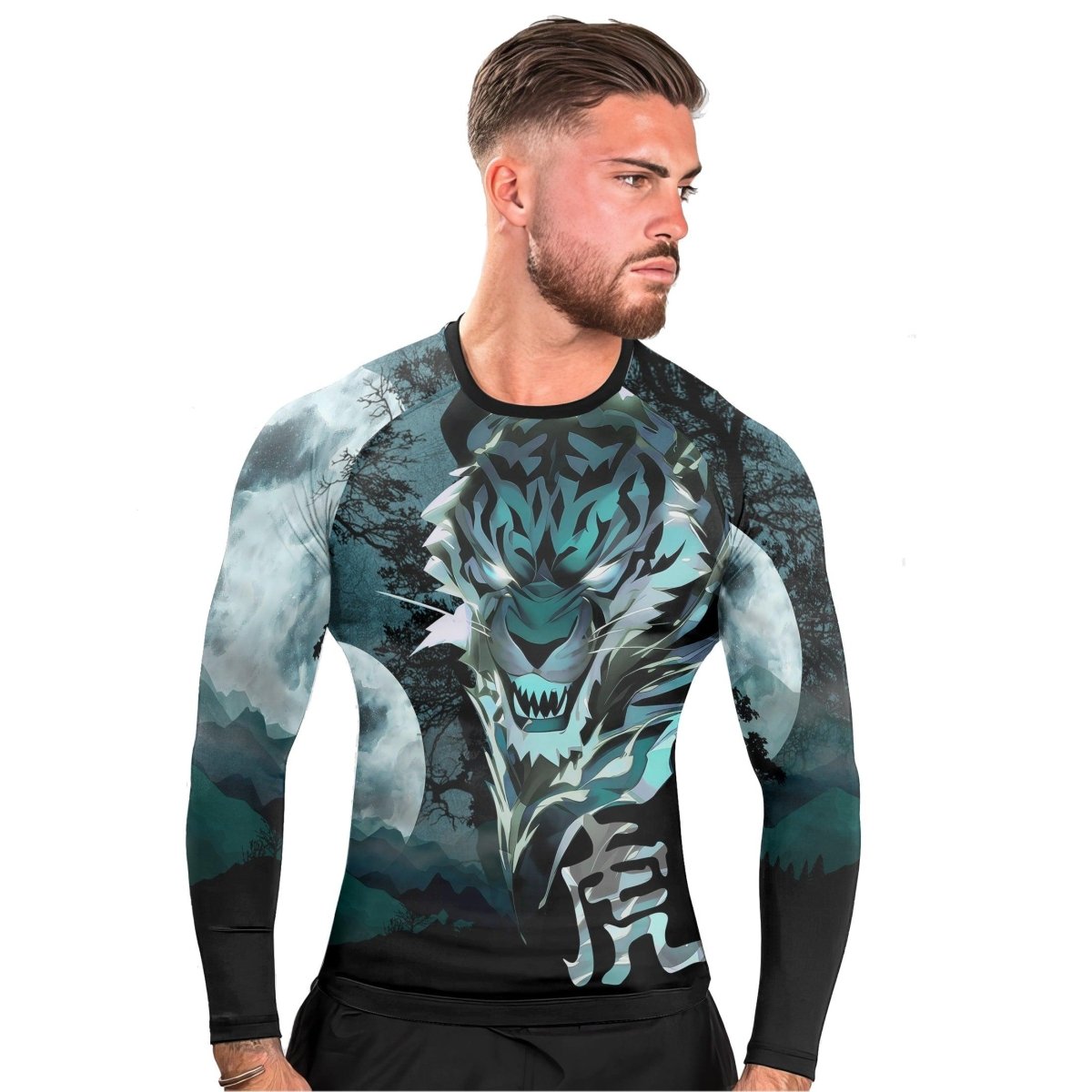 Legend Tiger Soul Long Sleeve Rash Guard - BattleFitGear