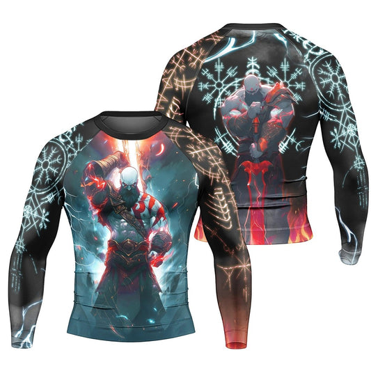 God Of War Long Sleeve Rash Guard - BattleFitGear