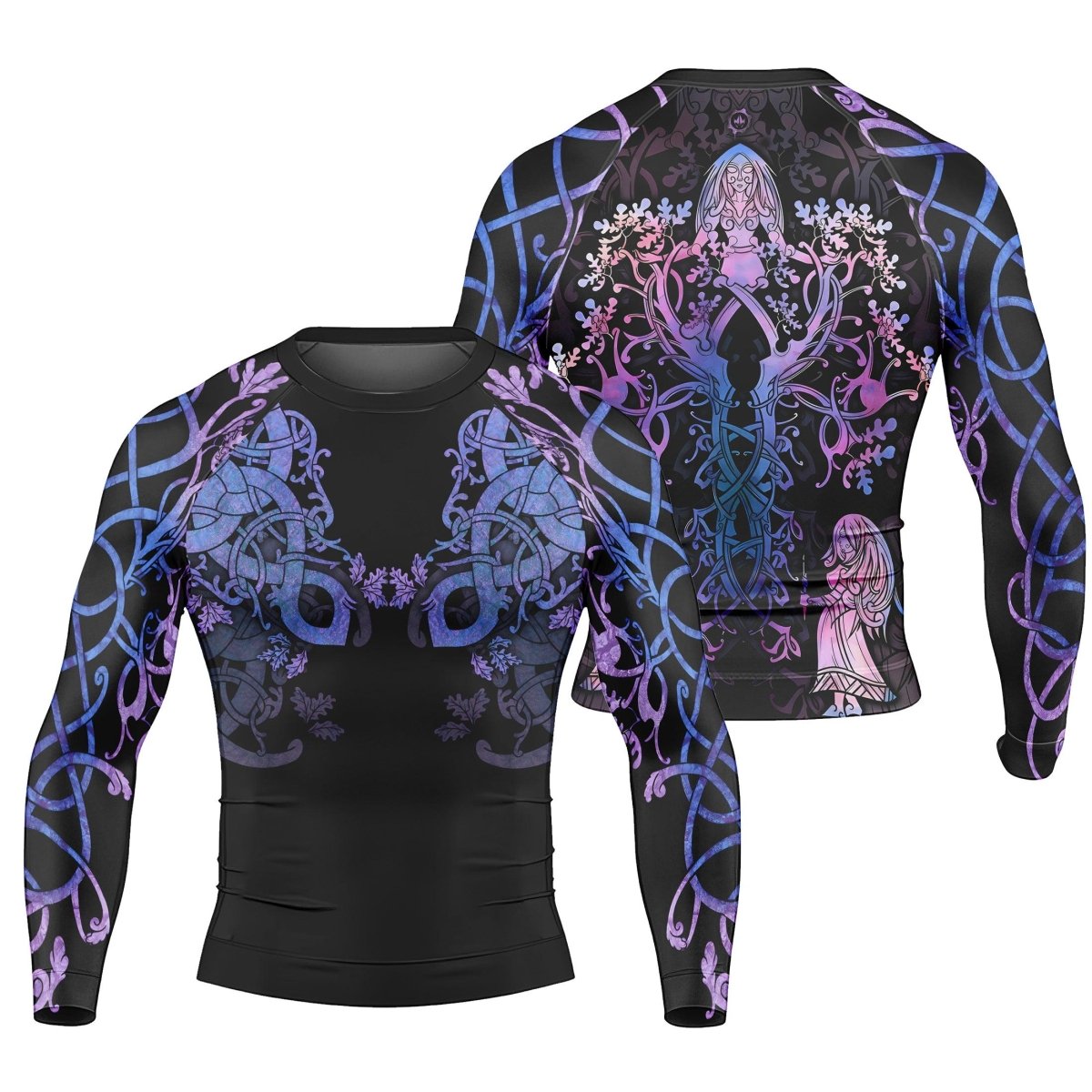 Norns & Nature Men's Long Sleeve Rash Guard - BattleFitGear