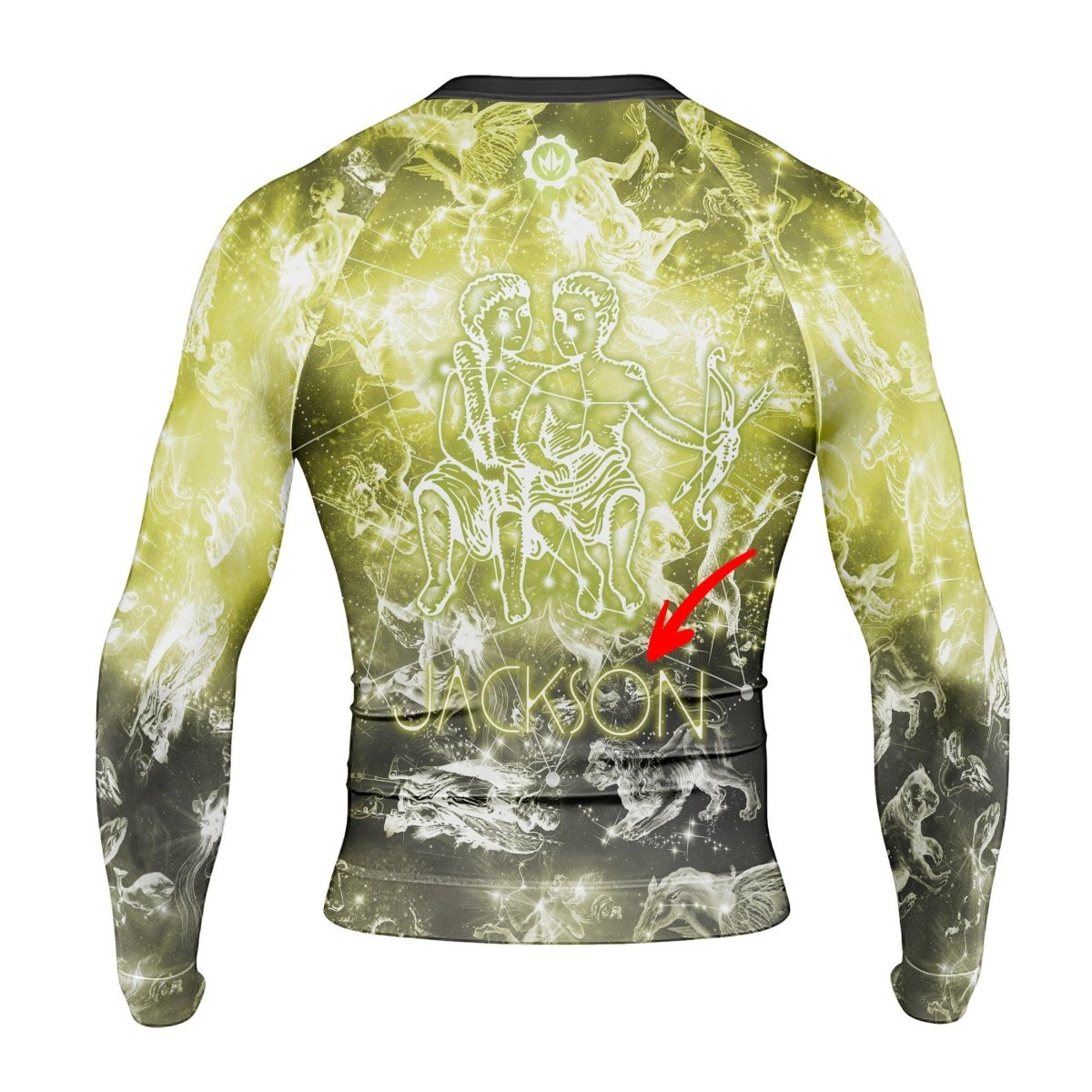 Personalized Zodiac Gemini Long Sleeve Rash Guard - BattleFitGear