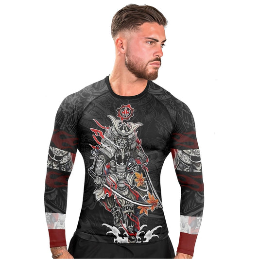 Legendary Samurai Long Sleeve Rash Guard - BattleFitGear