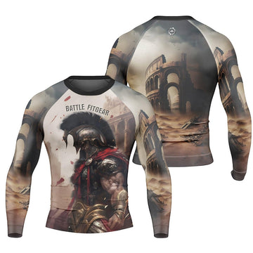 Gladiator Men's Long Sleeve Rash Guard - BattleFitGear