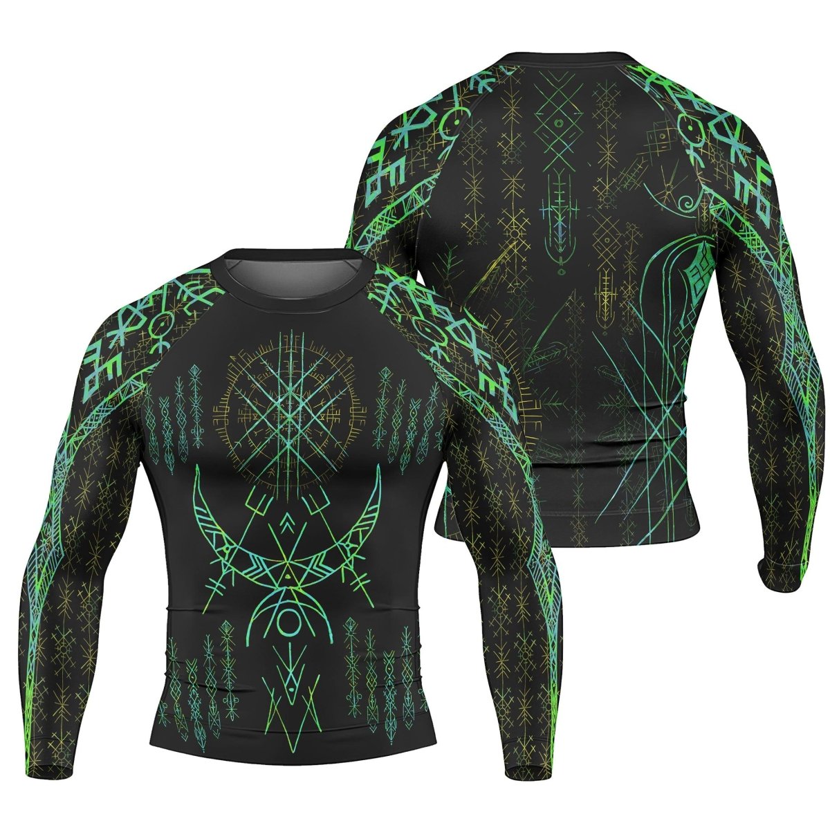 Valkyrie Warriors Of Odin Long Sleeve Rash Guard - BattleFitGear