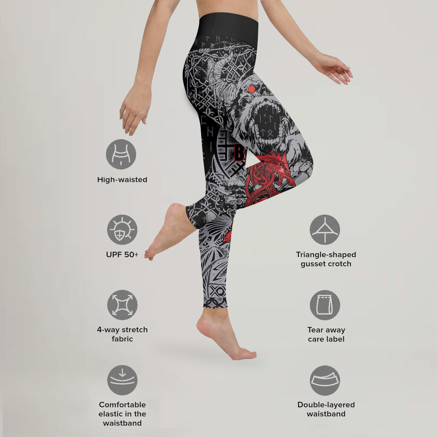 Rage Of Viking Berserker Leggings - BattleFitGear