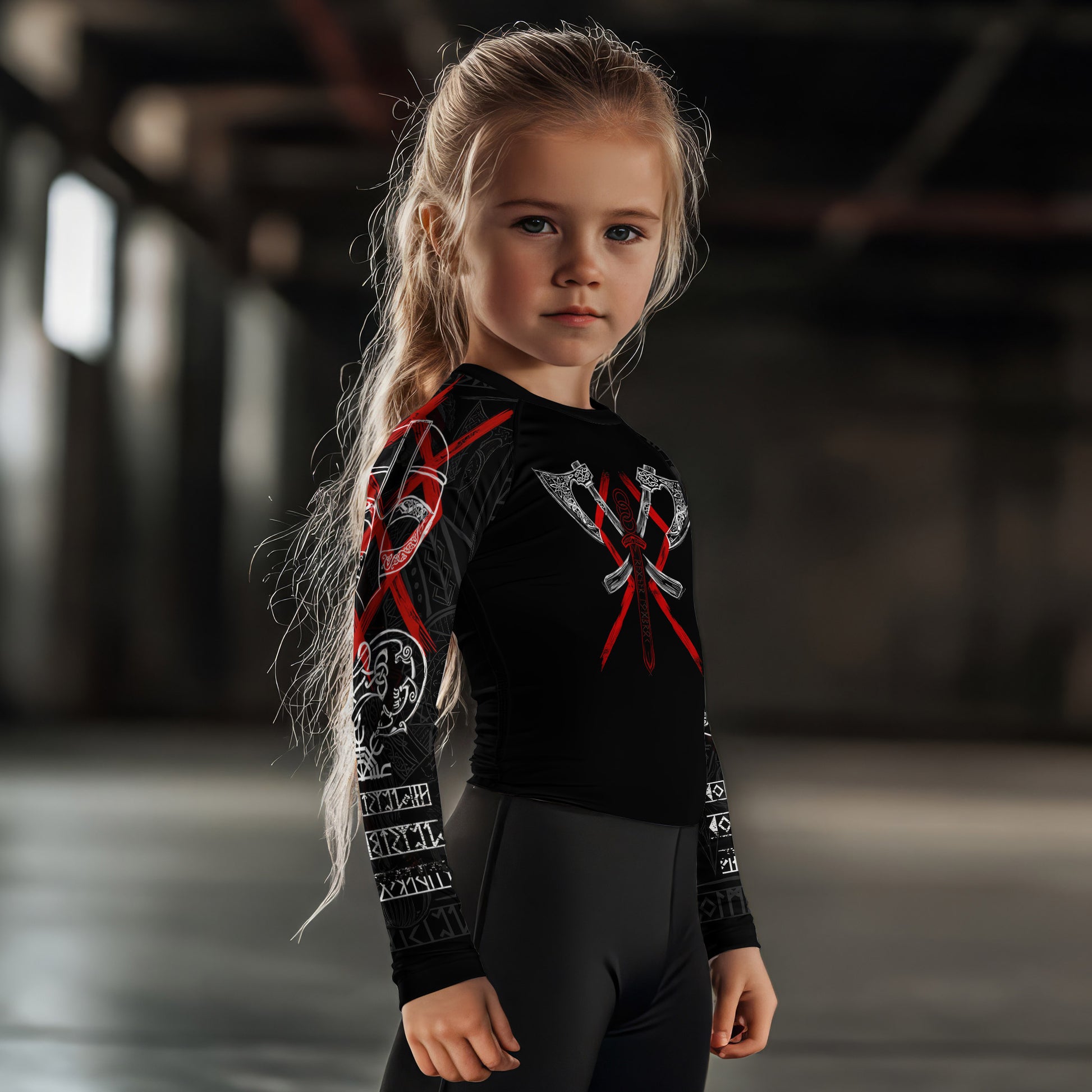 Ragnar Lothbrok Kids Rash Guard