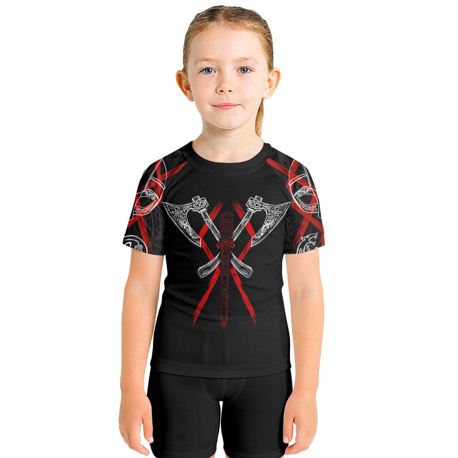 Ragnar Lothbrok Kids Rash Guard - BattleFitGear