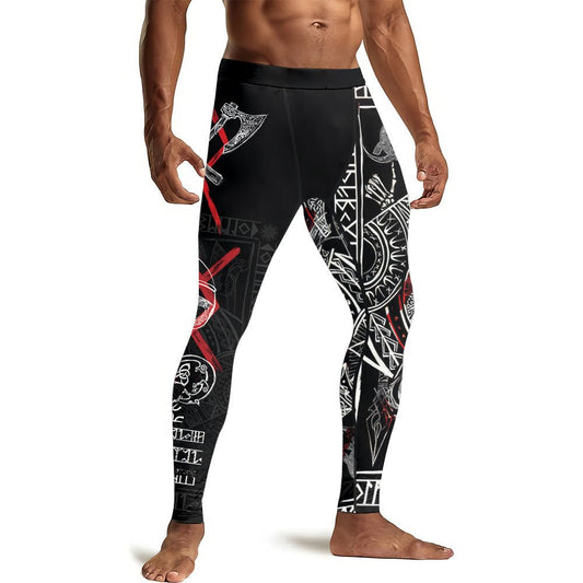 Ragnar Lothbrok Men's Compression Leggings - BattleFitGear