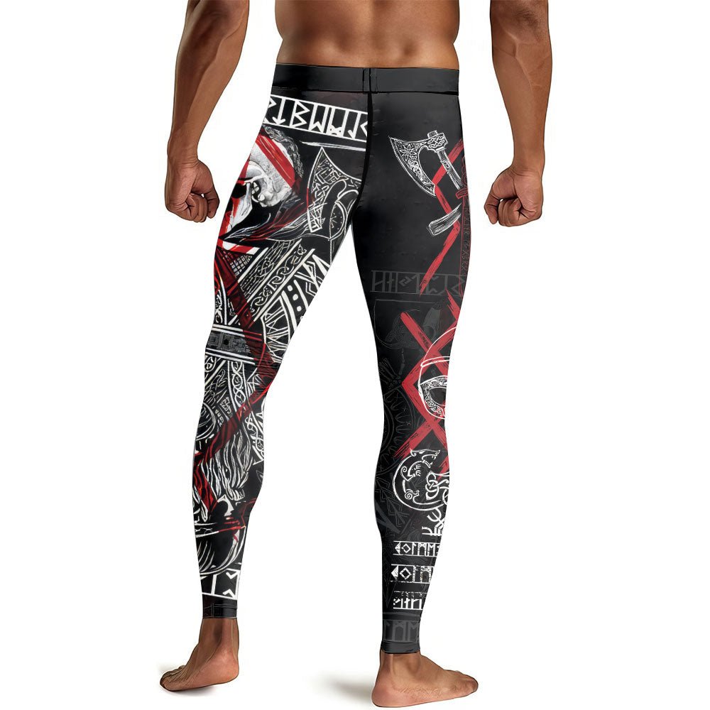 Ragnar Lothbrok Men's Compression Leggings - BattleFitGear