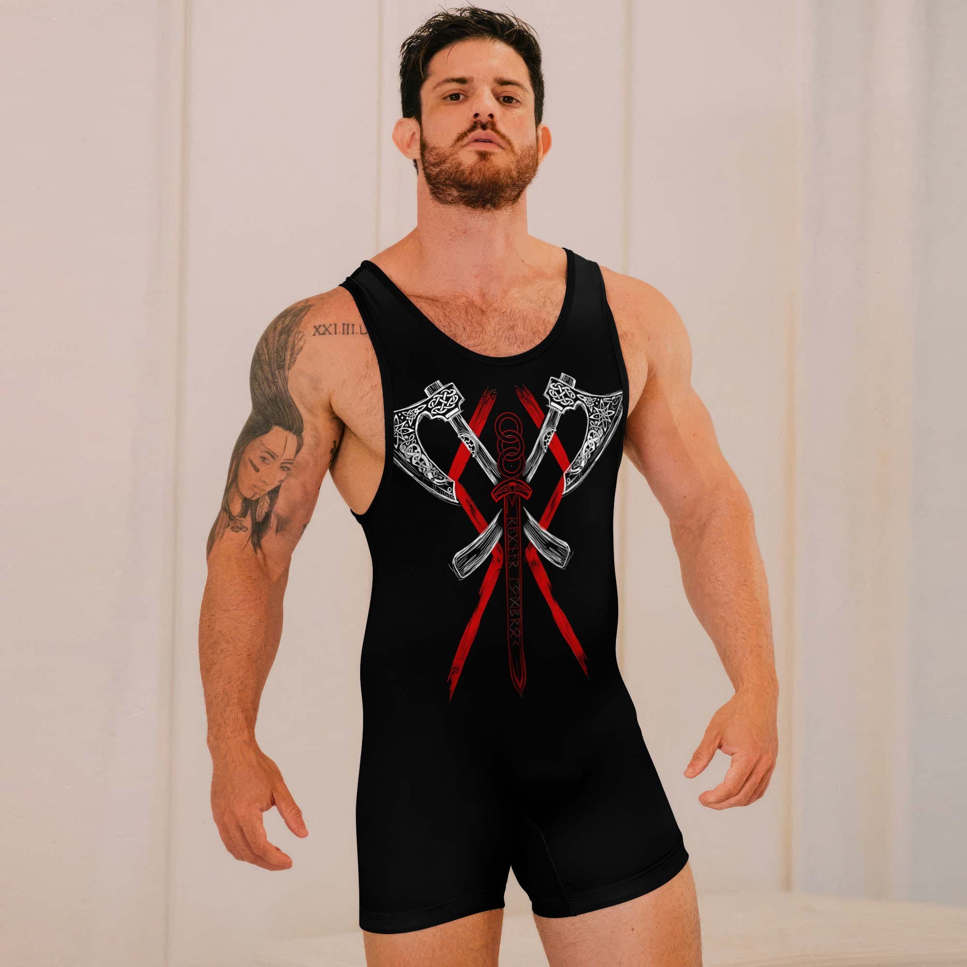 Ragnar Lothbrok Wrestling Singlets