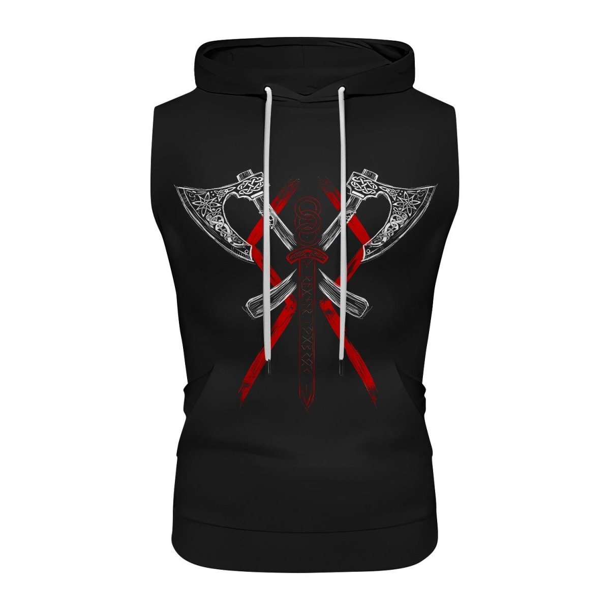 Ragnar Lothbrok Sleeveless Pullover & Zip Hoodie - BattleFitGear