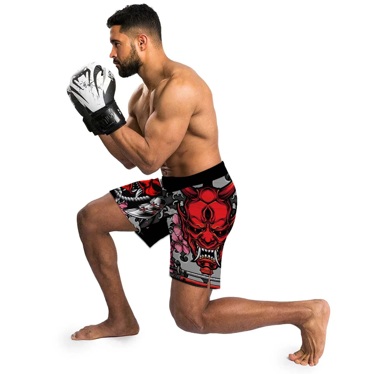 Red Oni Blossom Fight Shorts
