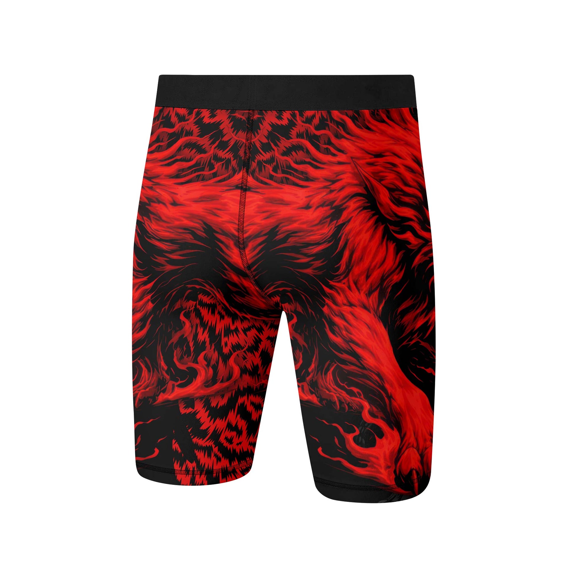 Red Wolf Compression Shorts