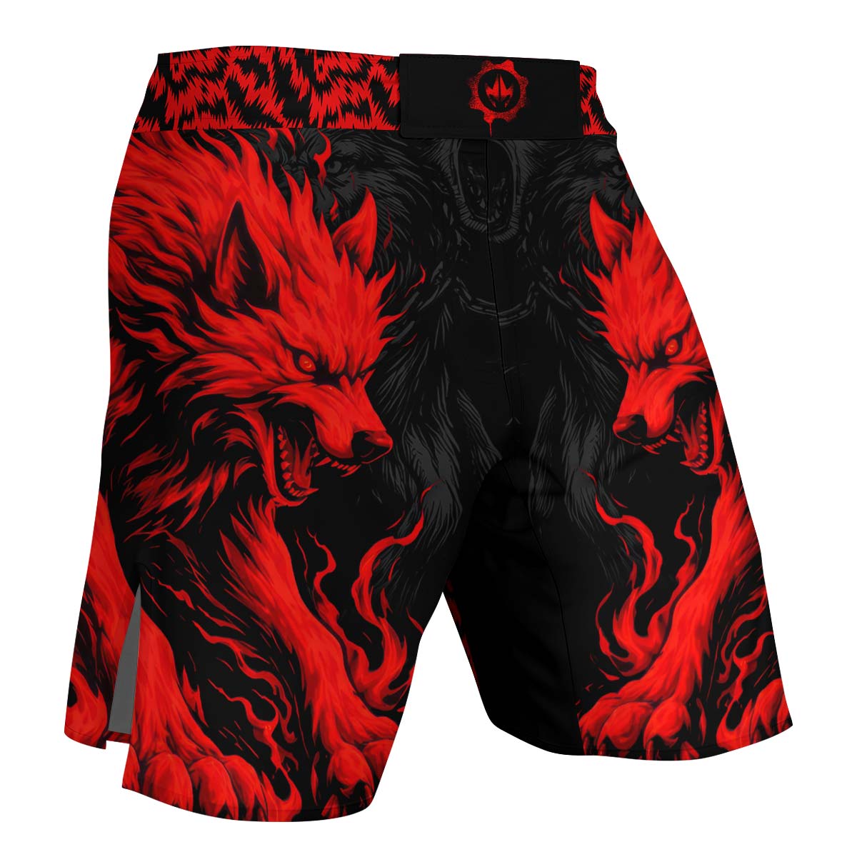 Red Wolf Fight Shorts