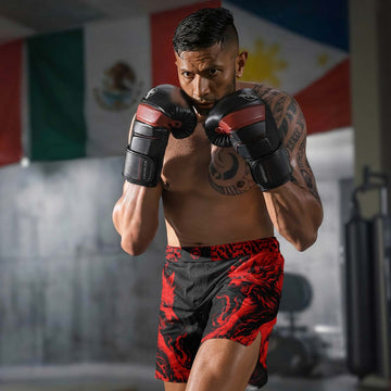 Red Wolf Fight Shorts