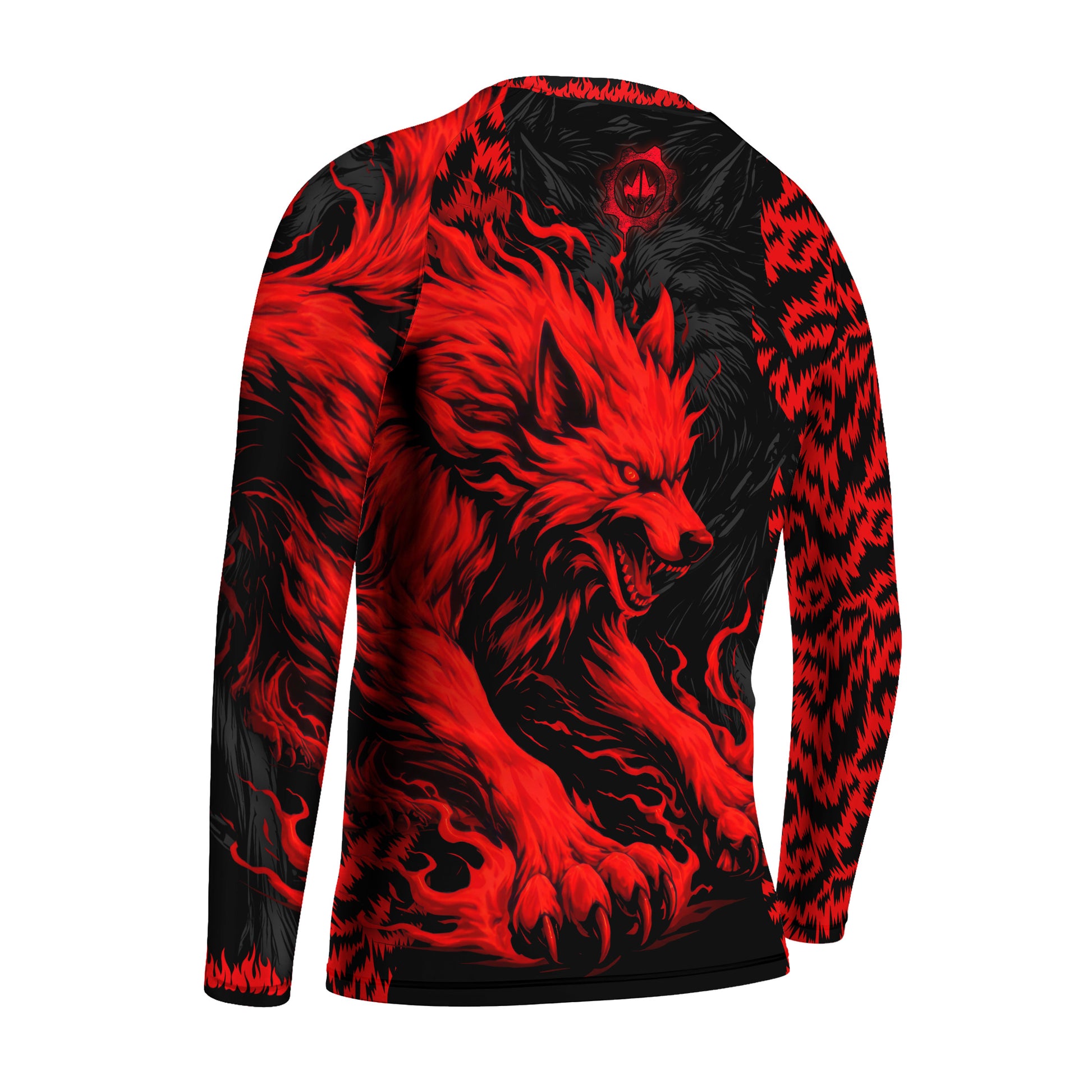 Red Wolf Kids Rash Guard