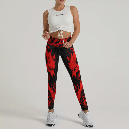 Red Wolf Leggings