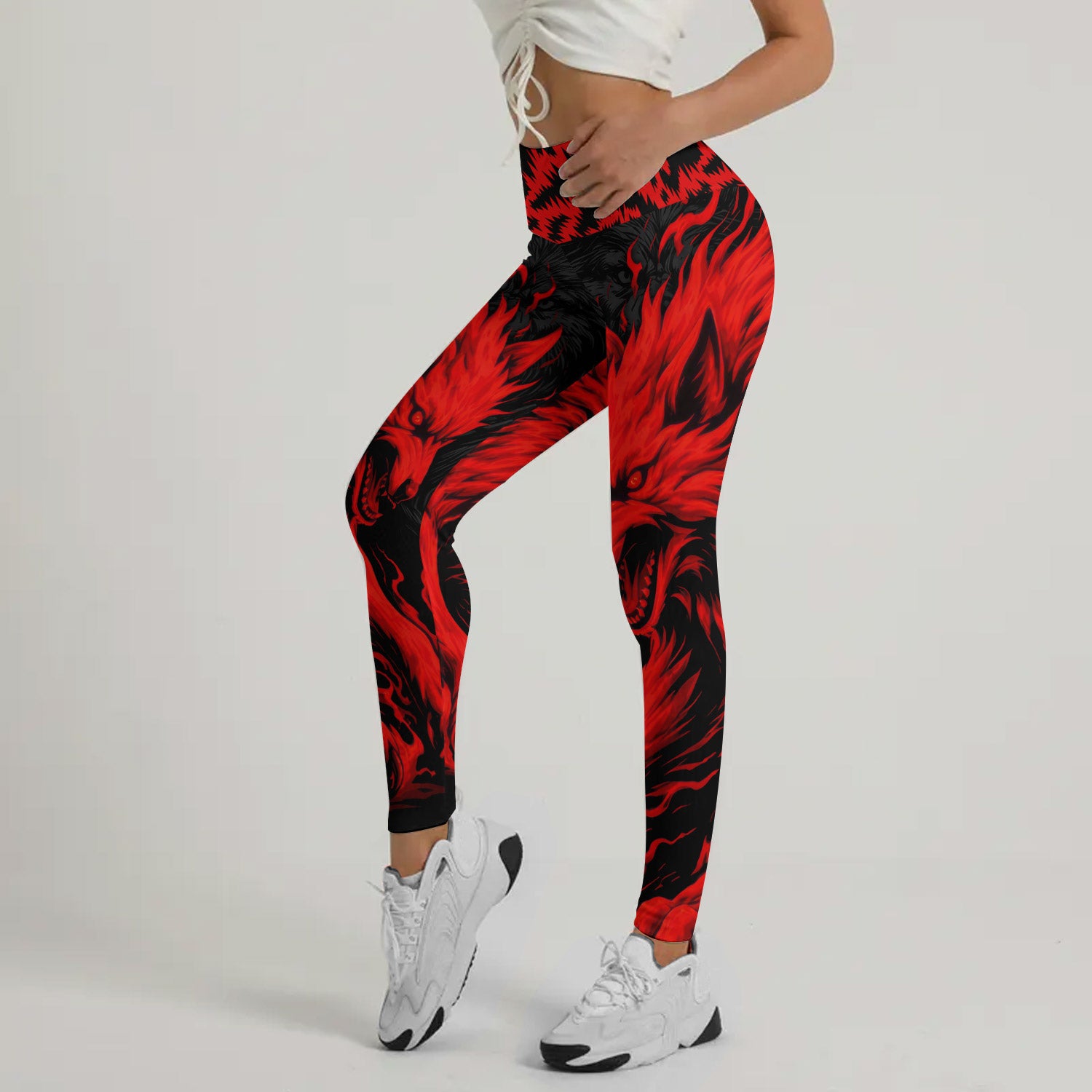 Red Wolf Leggings