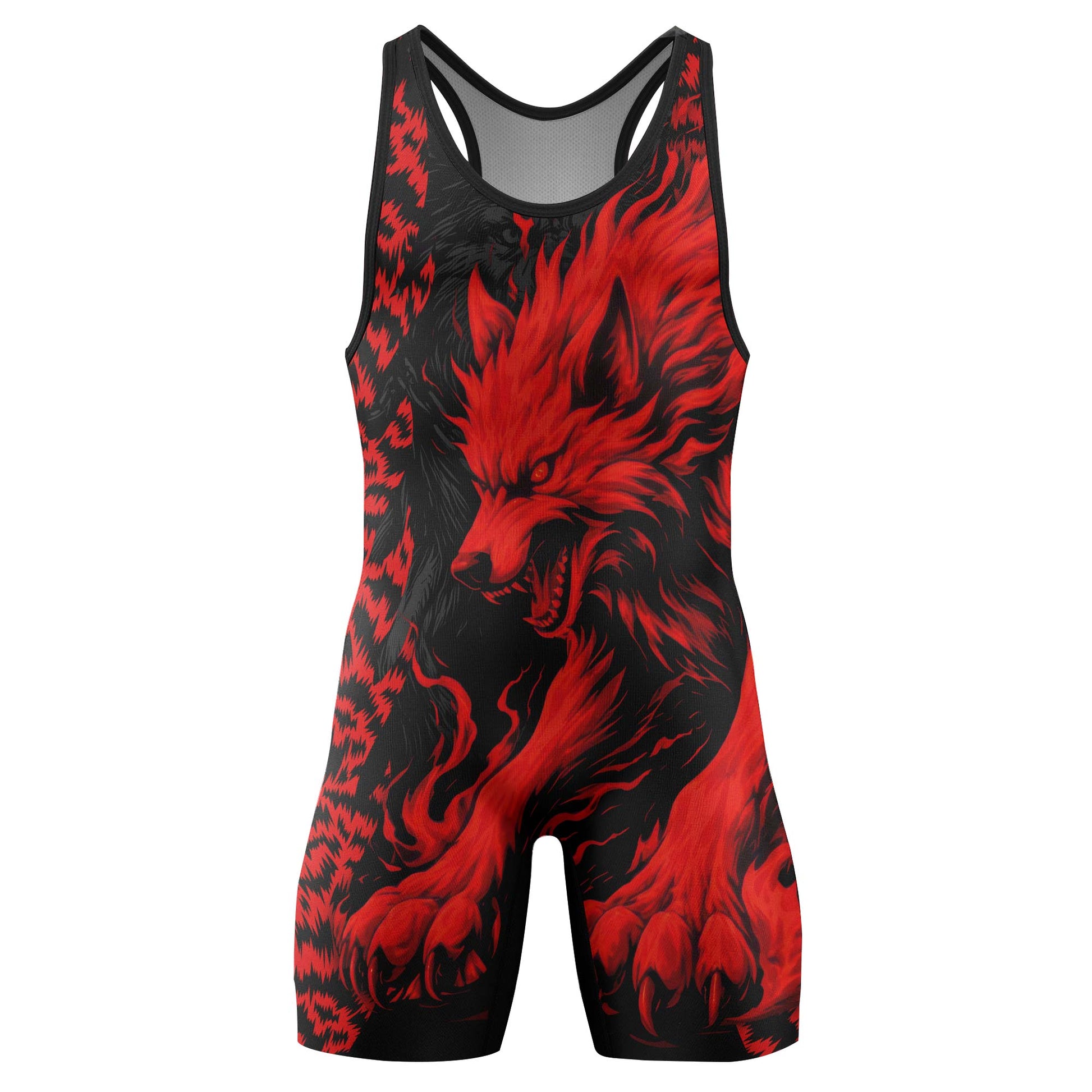 Red Wolf Wrestling Singlets