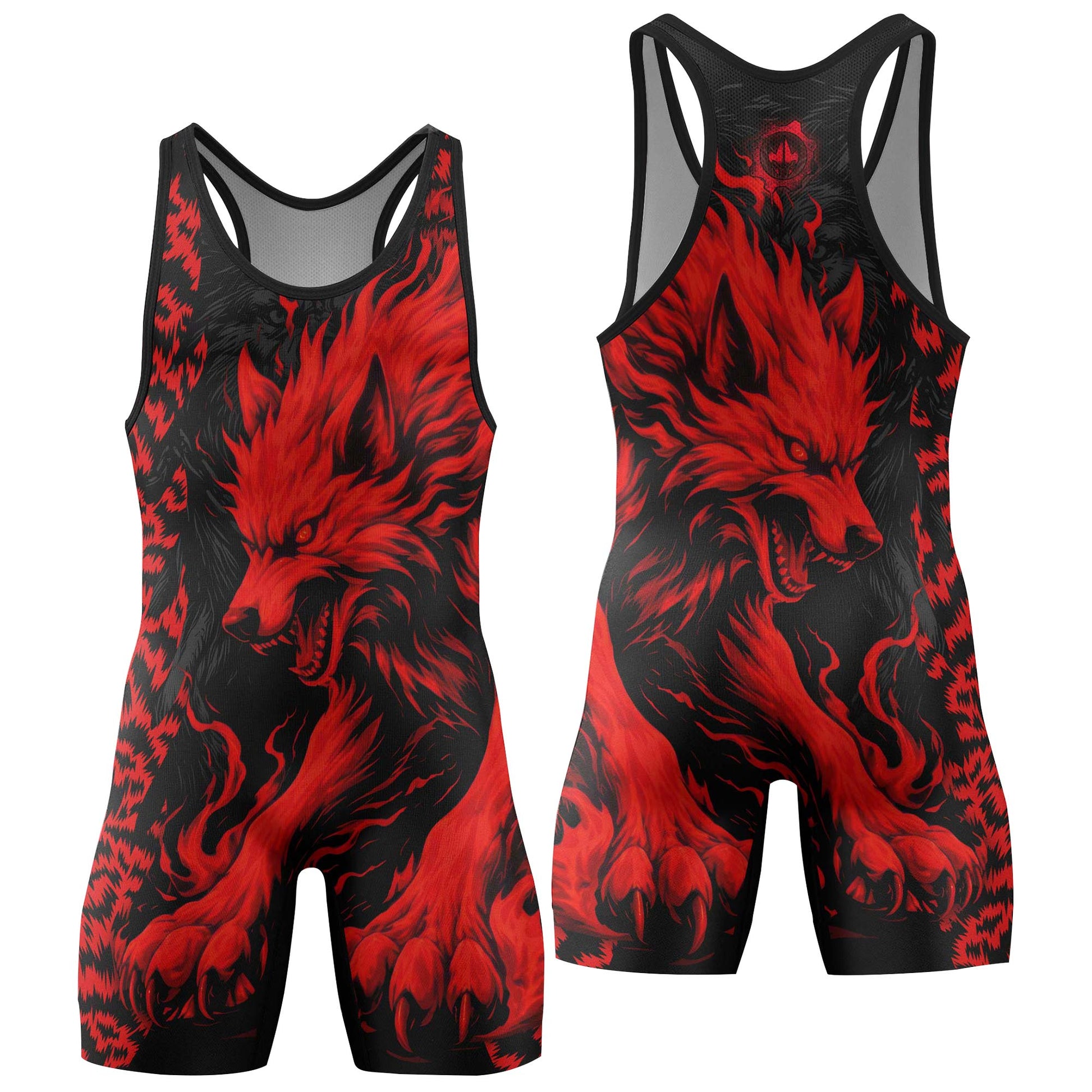 Red Wolf Wrestling Singlets