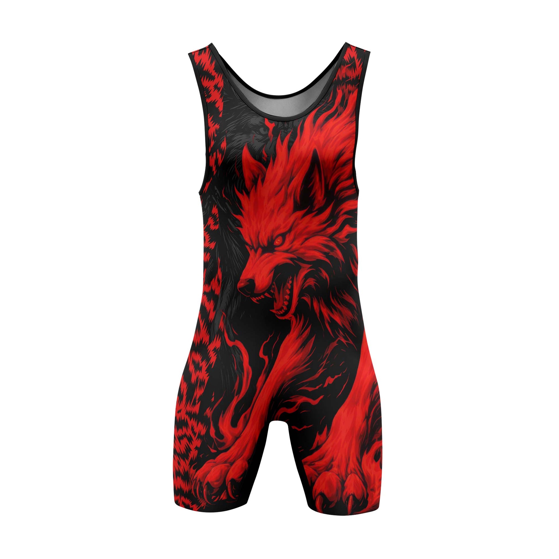 Red Wolf Wrestling Singlets