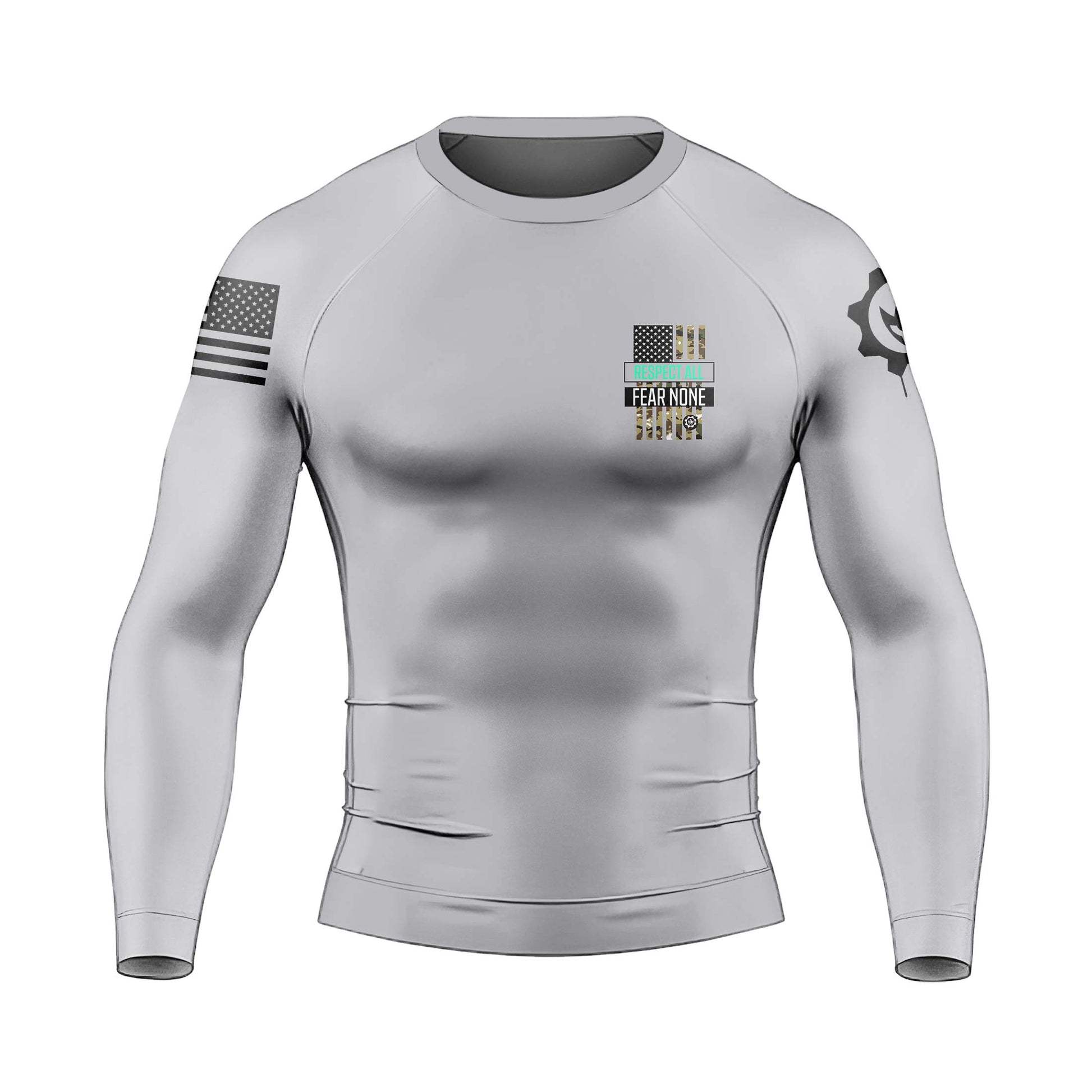 Respect All Men's Long Sleeve Rash Guard