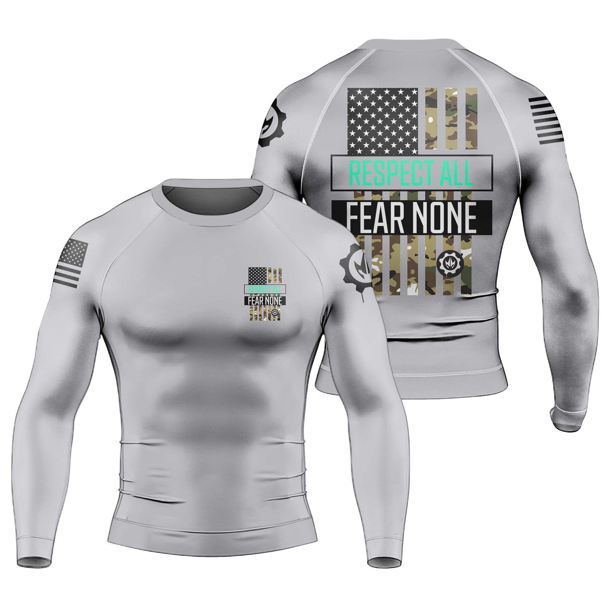 Respect All Men's Long Sleeve Rash Guard