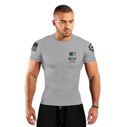 Respect All Men's Short Sleeve Rash Guard