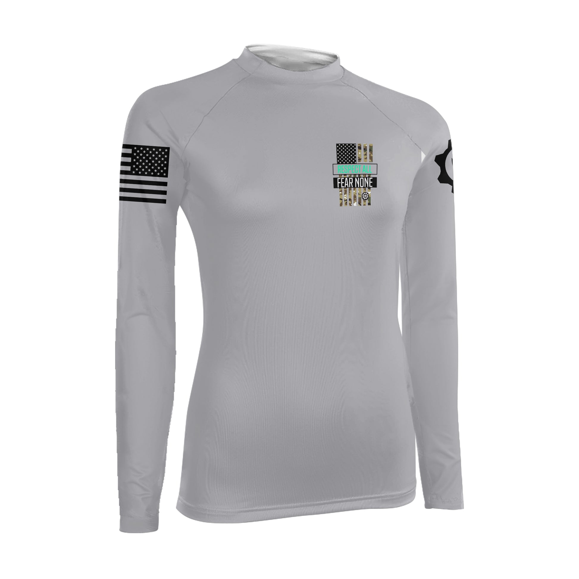 Respect All Women's Long Sleeve Rash Guard