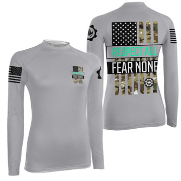 Respect All Women's Long Sleeve Rash Guard