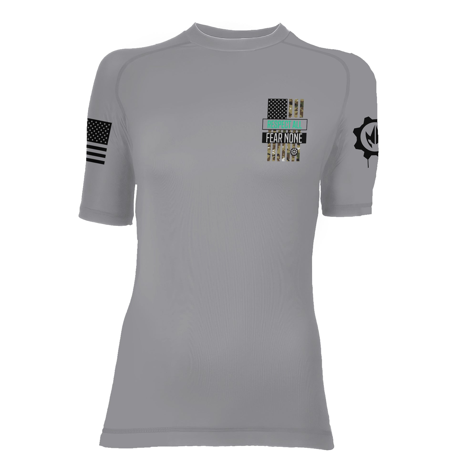 Respect All Women's Short Sleeve Rash Guard