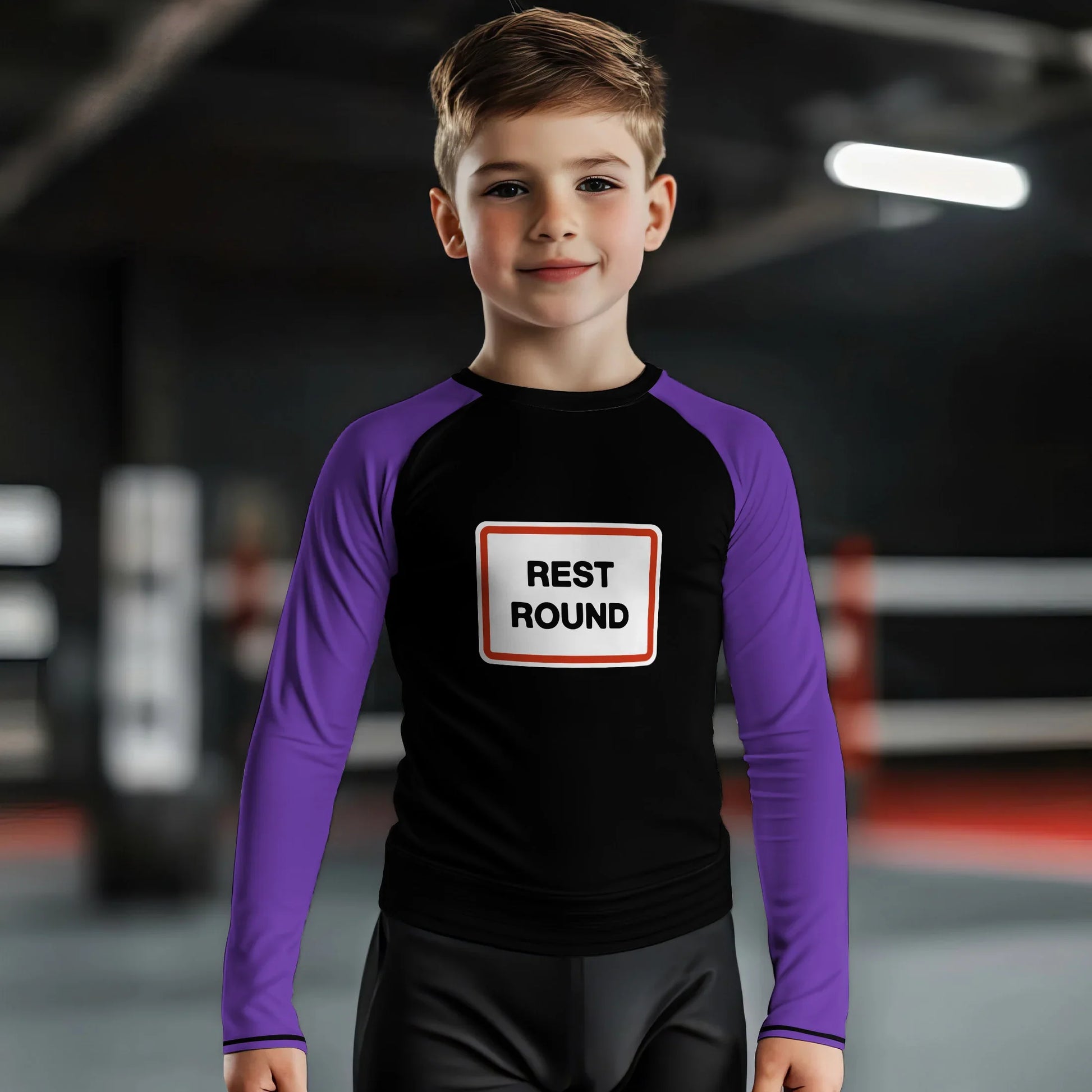 Rest Round Kids Rash Guard
